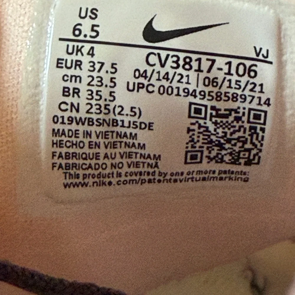 Size 6.5 - Nike React Escape Run Sail Pink Glaze W - Picture 9 of 9